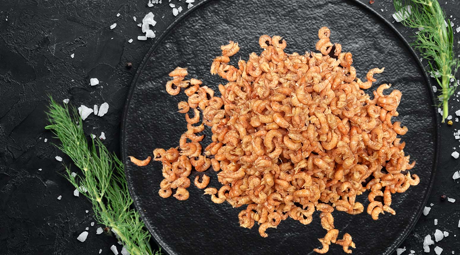 gepelde grijze Noordzeegarnalen