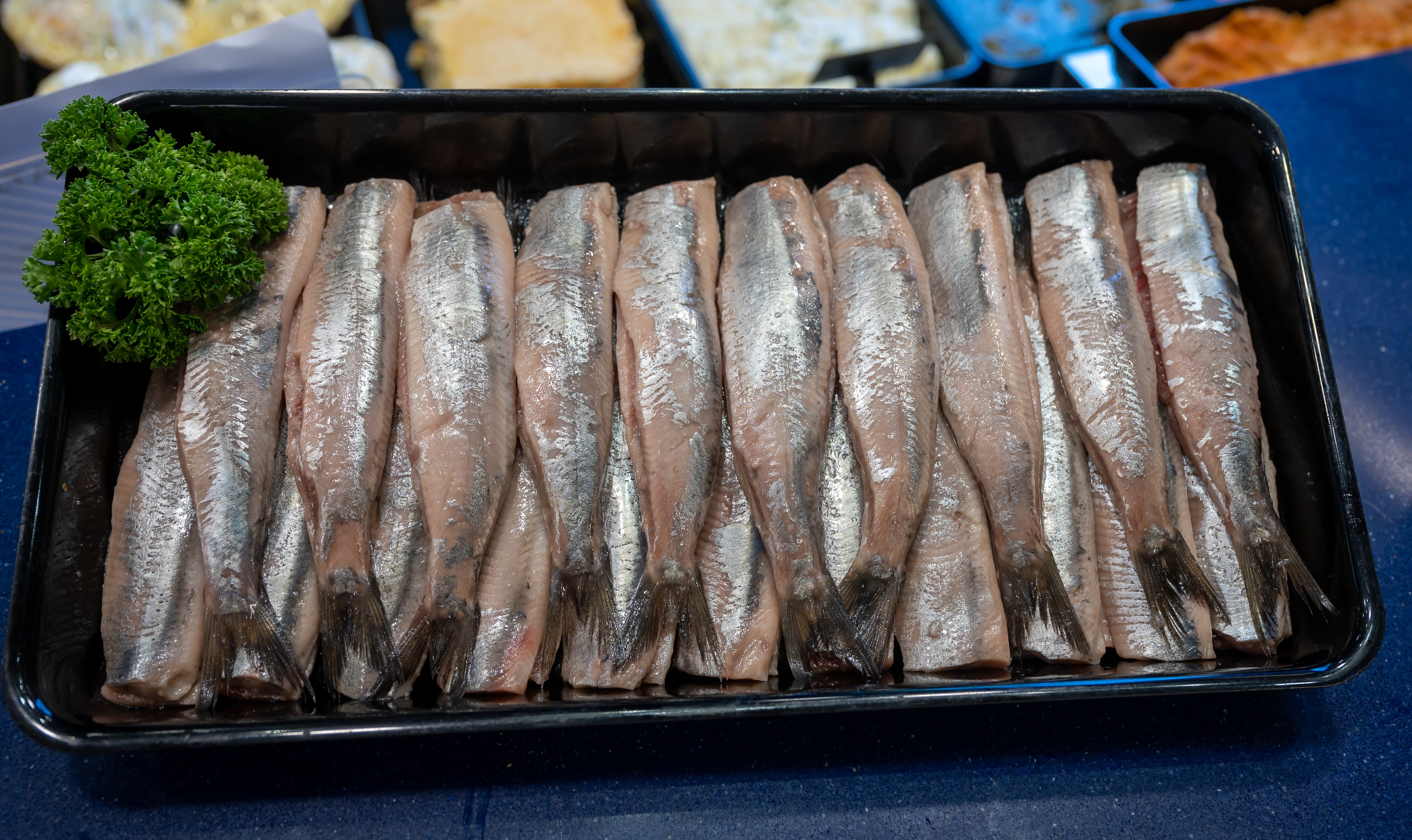 handgekuiste Hollandse nieuwe maatjes