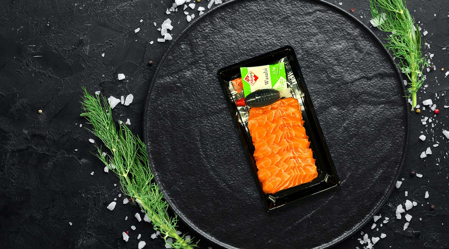 sashimi van zalm portie