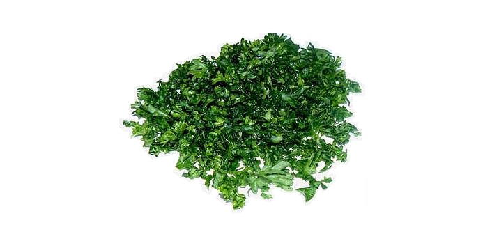 peterselie gesnipperd