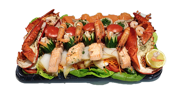 gevarieerde visschotel royal