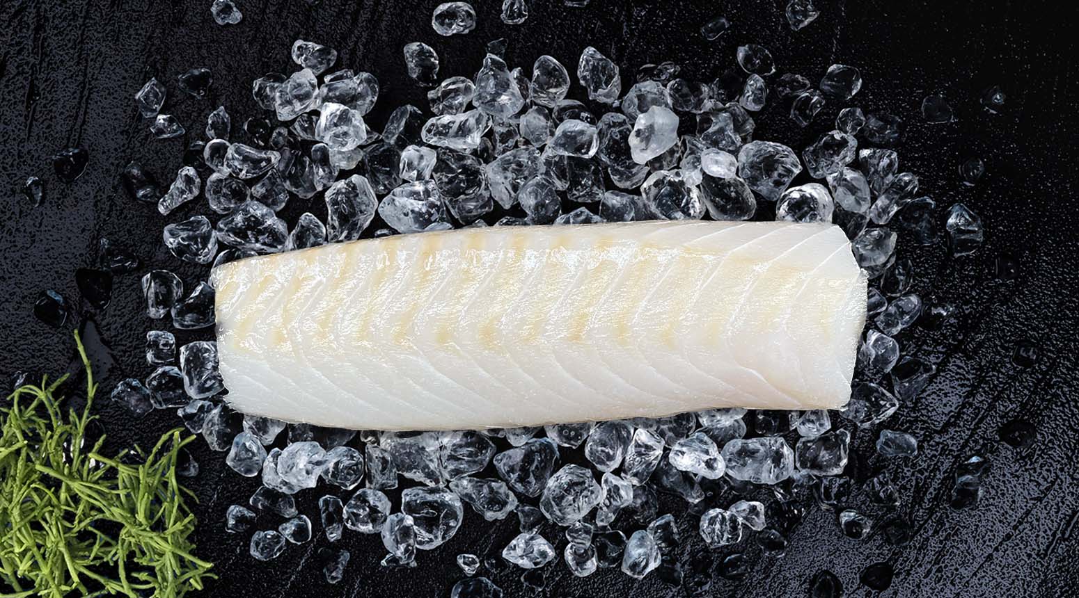 Blauwe leng zonder vel