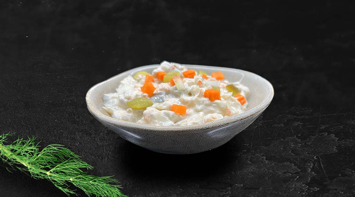 haringsalade met groentjes