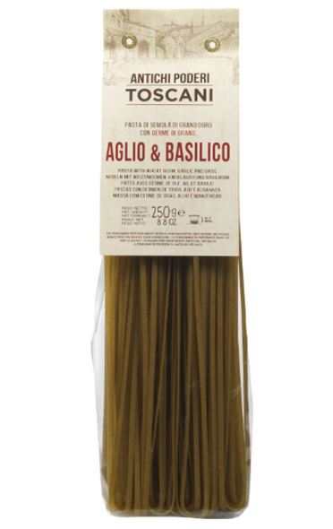 Linguine met look en basilicum